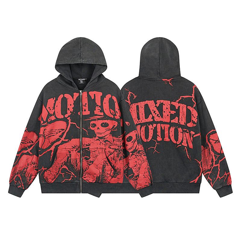 Emotions Black/Red Hoodie
