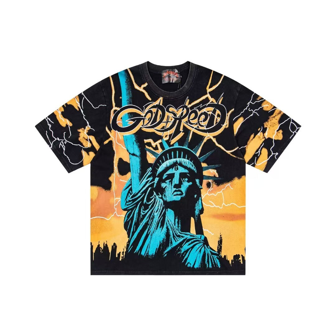 Godspeed Black/Orange Tee