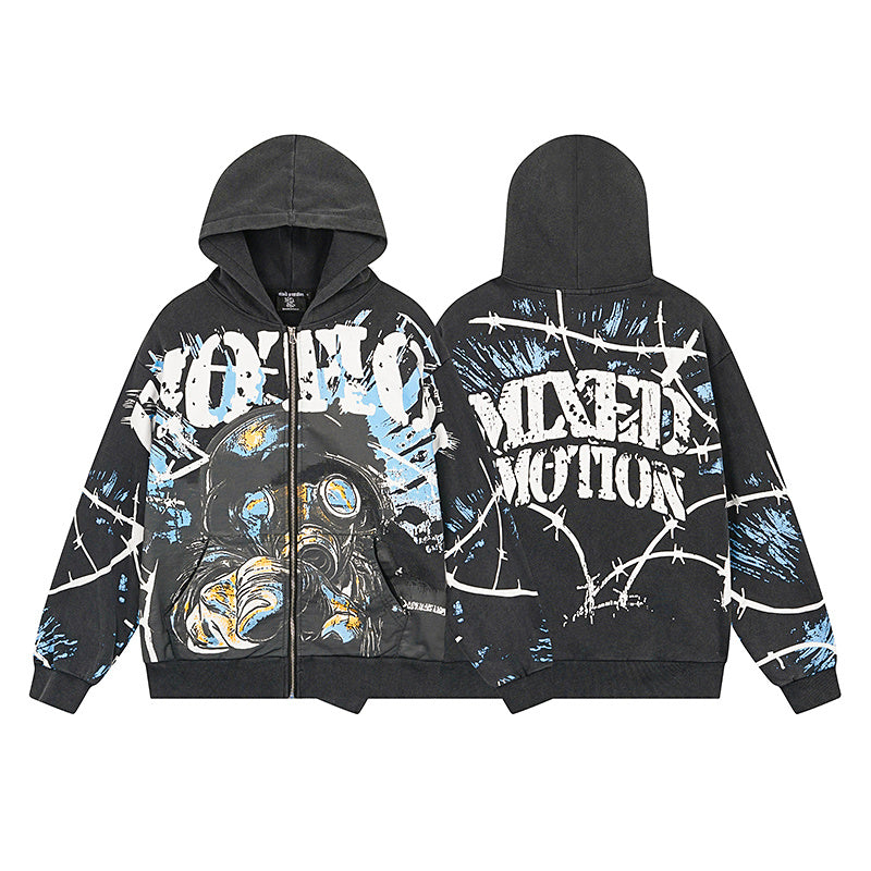 Emotions Black/Blue Hoodie