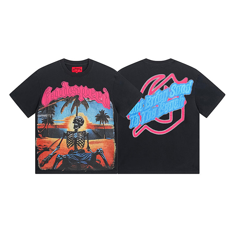 Godspeed To The Beach Tee