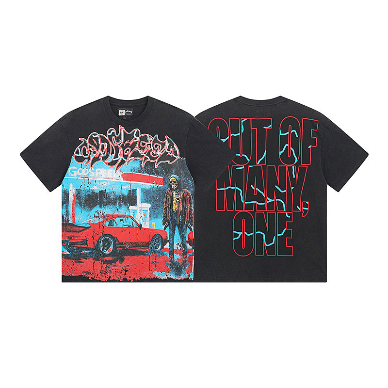 Godspeed Black/Red Tee