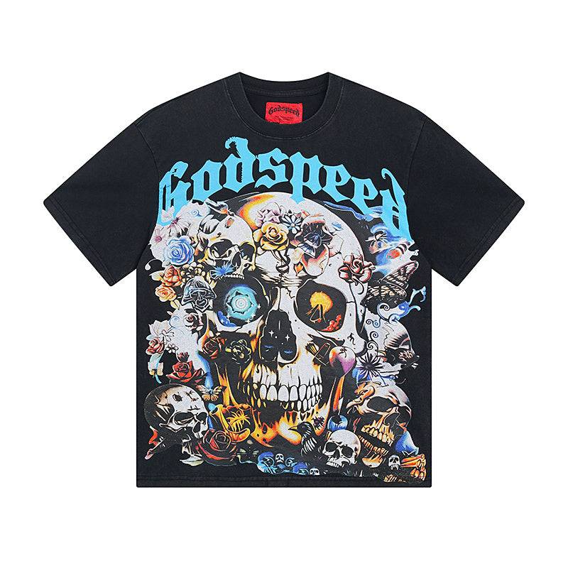 Godspeed Black/Blue Tee