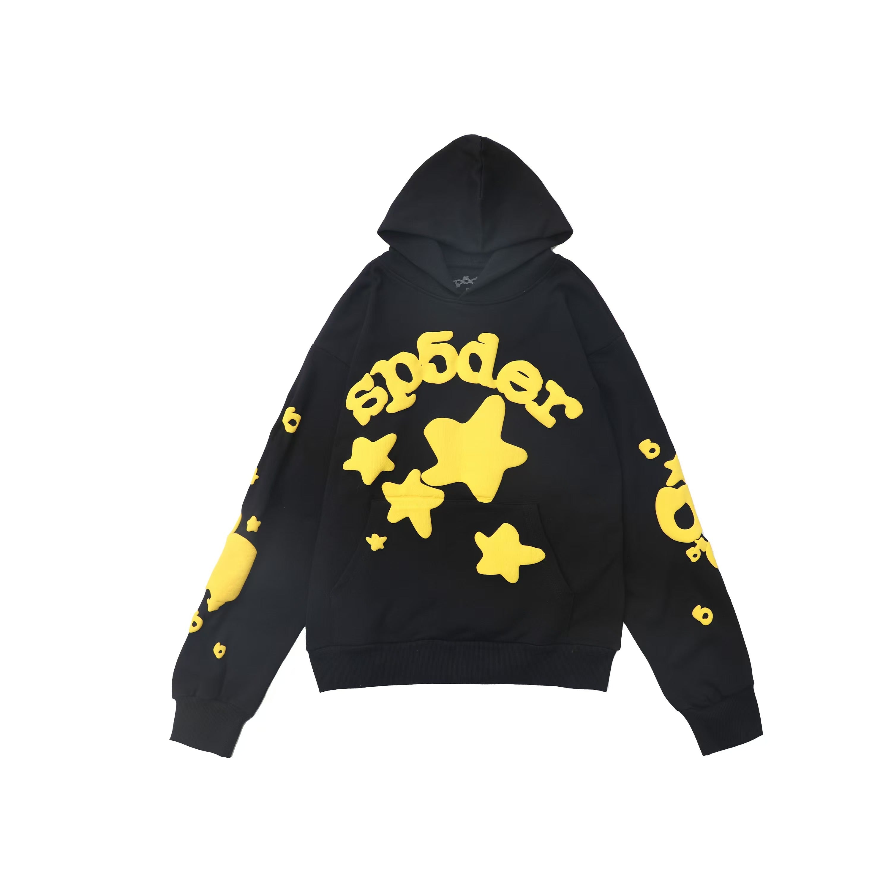 Black/Yellow Spider Hoodie