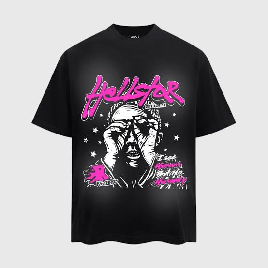 Hellstar Pink/Black Tee